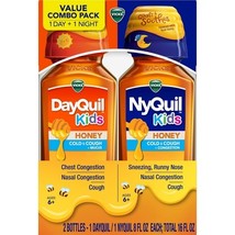 Vicks Kids 09/2025 DayQuil &amp; NyQuil Honey Cold &amp; Cough + Congestion Relief - $279.41 MXN