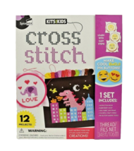 Spice Box Kits for Kids Cross Stitch 12 Project Set with Accessories (New) - £12.27 GBP