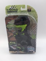 Fingerlings Untamed T-Rex ROCKY Figure Interactive Black Green Dinosaur ... - $21.41