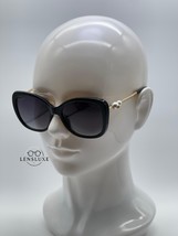 New Chanel CH5339 c.501 Pearl Square Sunglasses Black &amp; Gold!! - $209.00