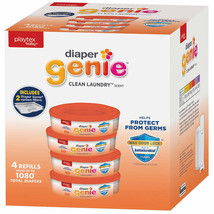 Playtex Diaper Genie Max Fresh Refill bags with a Clean Laundry Scent and Anti-M - £22.11 GBP