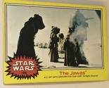 Vintage Star Wars Trading Card Yellow 1977 #186 The Jawas - $2.48