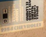 1984 Chevy Monte Carlo El Camino Impala Caprice Impala Electrical Manual... - £18.37 GBP