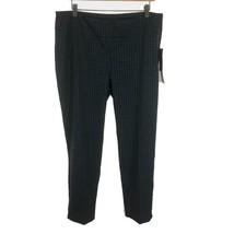 NWT Womens Size XL Zac &amp; Rachel Grey Check Pattern Compression Ankle Pants - £20.04 GBP