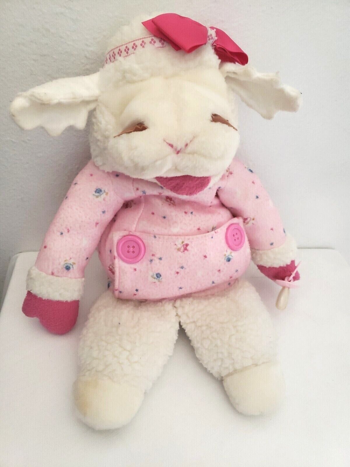 Primary image for Target Baby Lamb Chop Hand Puppet Plush Stuffed Animal Pink Pacifier 18"