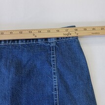 Venezia Jeans Women’s Blue Denim Mini Skirt Measured Waist 36" image 5