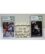1992 Upper Deck Basketball Complete Set w/ Shaquille O&#39;Neal CSG 8.5 RCs - £194.17 GBP
