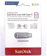 SanDisk - Ultra Dual Drive Luxe 64GB USB 3.1, USB Type-C Flash Drive - S... - £18.87 GBP
