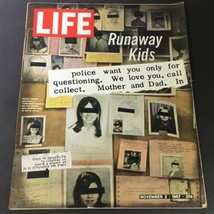 VTG Life Magazine November 3 1967 - Runaway Kids Police Wants Them For Questions - £10.37 GBP