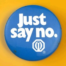 Just Say No War On Drugs Vintage Pin Button Pinback - £6.98 GBP