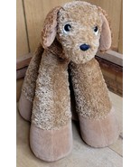 Bestever Dog 10&quot; Plush Stuffed Animal Brown Red Bandana Fat Legs Lovie Toy - $31.63
