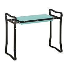 Outsunny Padded Foldable Garden Kneeler Seat Bench Stool Green - $63.99