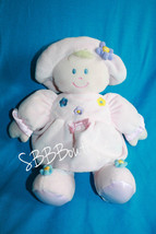 Kids Preferred Baby Doll 11&quot; Pink Plush Hat Dress Cap Flowers Stuffed So... - $11.65