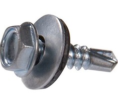 Hillman 41891 Hex Washer Head Zinc Self-Drilling Screw #12 x 1-1/4 in., ... - $38.89 CAD