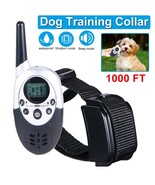 Rechargeable Dog Training Collar 1000 Ft Dog Shock Remote Control Waterp... - £39.11 GBP