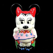 Vintage Mickey Minnie Mouse Cookie Jar Disney Turnabout 2 Face Custom 1940s - £68.16 GBP