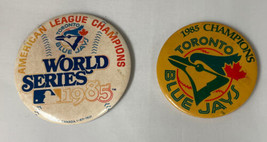 Lot 2 Toronto Blue Jays 1985 World Series American League Champion Pins - £55.03 GBP