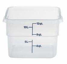 Cambro (12SFSPP190) 12 qt Polypropylene Food Storage Container - CamSquare® - $37.00