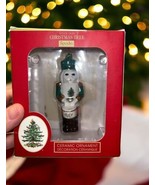 NWT Spode Christmas Tree Ceramic Nutcracker Ornament w/ Box 3.75&quot; Tall - £21.66 GBP
