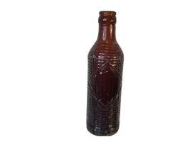 Vintage 7oz Orange Crush Soda Vintage Bottle Amber Brown Ribbed Duraglas - £9.43 GBP