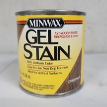 Minwax Wood Gel Stain Chesnut 1/2 Pint Non-Drip Multi-Surface 8 oz - £27.13 GBP