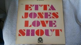 Etta Jones - Love Shout LP VG+ PRLP 7272 Stereo 1st Yellow &amp; Black Vinyl Record - £23.34 GBP