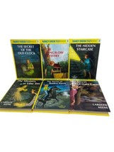 Nancy Drew Mystery Stories Lot of 6 Hardback Book Glossy Carolyn Keene  - £24.69 GBP