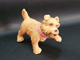 Barbie Posh Pets Accessory Yorkie Terrier Dog Purple Collar Figure 2003 Mattel - £10.11 GBP