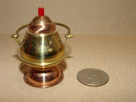 Vintage Miniature Lantern shaped Lidded Container Dollhouse Decor  - £14.33 GBP
