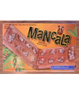 Mancala Solid Wood Game Board with Marble Pieces [e-10] - $229.98 MXN