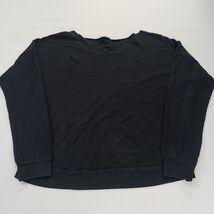 NHL KING LA Women's Gray Cotton Cropped Pullover Sweatshirt Size Large  image 2