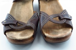 Dansko Size 41 M Brown Ankle Strap Leather Women Sandal Shoes - £30.92 GBP