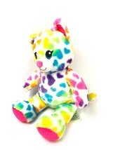 Build A Bear Rainbow Hearts Cat 17&quot; Bab Sweet Eyes - $29.91