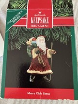 Vintage 1992 Hallmark Keepsake Ornament 3rd In The Series MERRY OLDE SANTA - $17.75