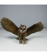Vintage AAA Long Eared Owl Bird Rubber Animal Toy Figure 8 inch wing spa... - £6.97 GBP