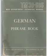 US Army German language Phrase Book 1943; reprinted 1953 - £11.80 GBP