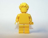 Minifigure Yellow blank plain with hair Custom Toy - $4.90