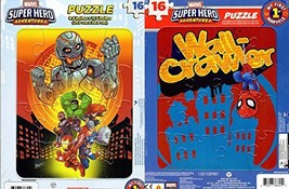 Marvel Super Hero Adventures - 16 Pieces Jigsaw Puzzle - (Set of 2 Puzzl... - £9.75 GBP