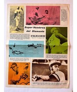 VTG Mexican Supplement Sports Newspaper Baseball Players cover WILLIE MA... - $32.03 CAD