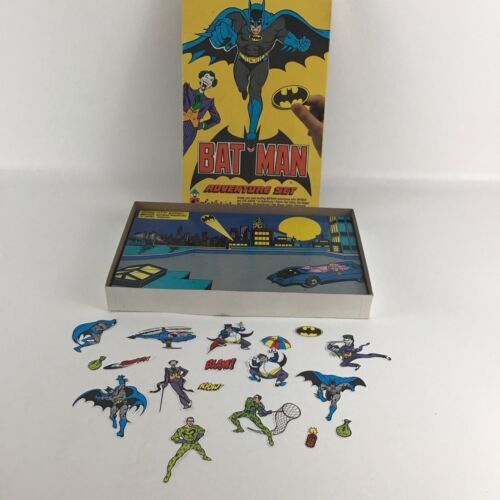 Colorforms Batman Adventure Set Magic Peel Stick Playboard Toy Vintage 1989 - $24.70