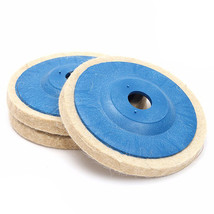 ROUND POLISHING WOOL PAD WAXING WHEEL FELT HOWN - STORE - £10.05 GBP