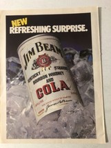 1985 Jim Beam Cola Vintage Print Ad pa23 - £5.95 GBP