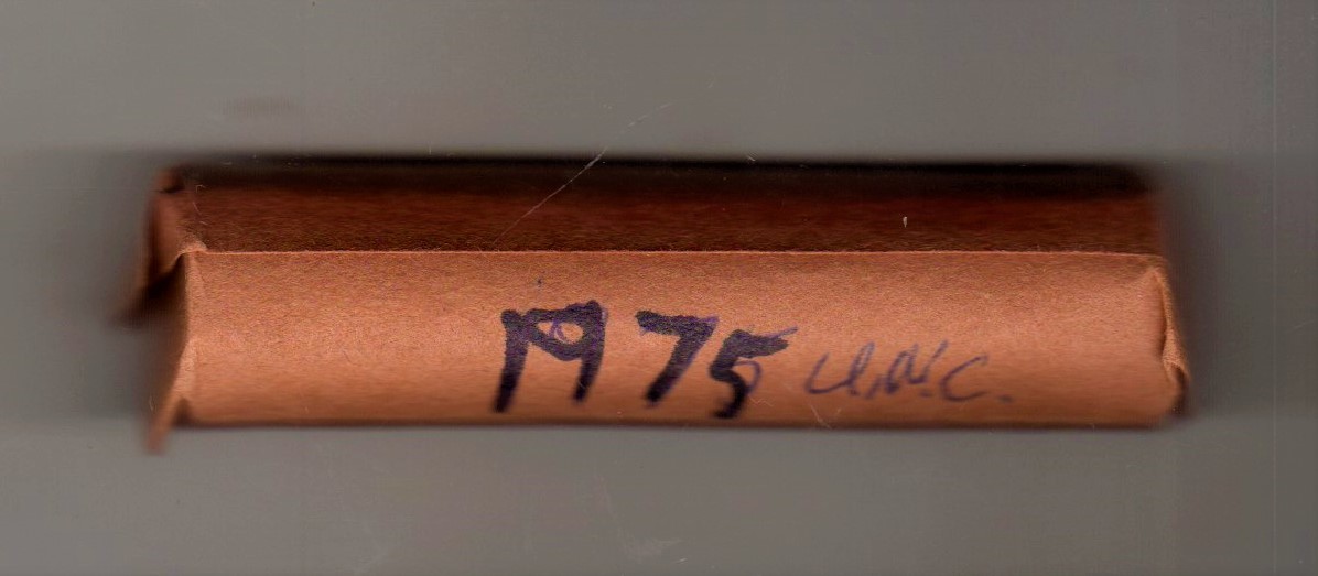 Lincoln Pennies Vintage Rolls of 1975 - $3.95