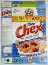 2005 Empty General Mills Rice Chex 15.6OZ Cereal Box SKU U198/137 - $18.99