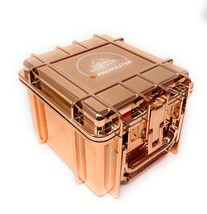 Citizen Promaster Watch Chrome &amp; Black Box Hard Case - Holds One 5x4x4 - $555.21 MXN