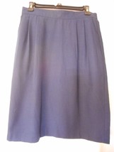 Vintage Sag Harbor Professional Suit Skirt Navy Blue Lined Skirt Size 12 - $267.65 MXN