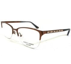 Judith Leiber Eyeglasses Frames Rhythm Wood Brown Blue Clear Crystals 53... - £117.59 GBP
