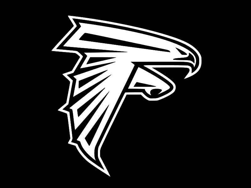 ATLANTA FALCONS Football Vinyl Decal Car Sticker Wall Truck CHOOSE SIZE COLOR
