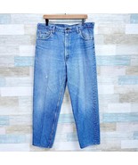 Levis Vintage 550 Rigid Jeans Blue Light Wash Distressed Made in USA Men... - $98.99