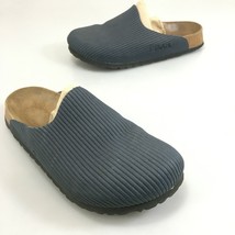 Birkis Womens 5 Blue Ribbed Clogs Slip On Comfort Shoes Made in Germany - $33.81